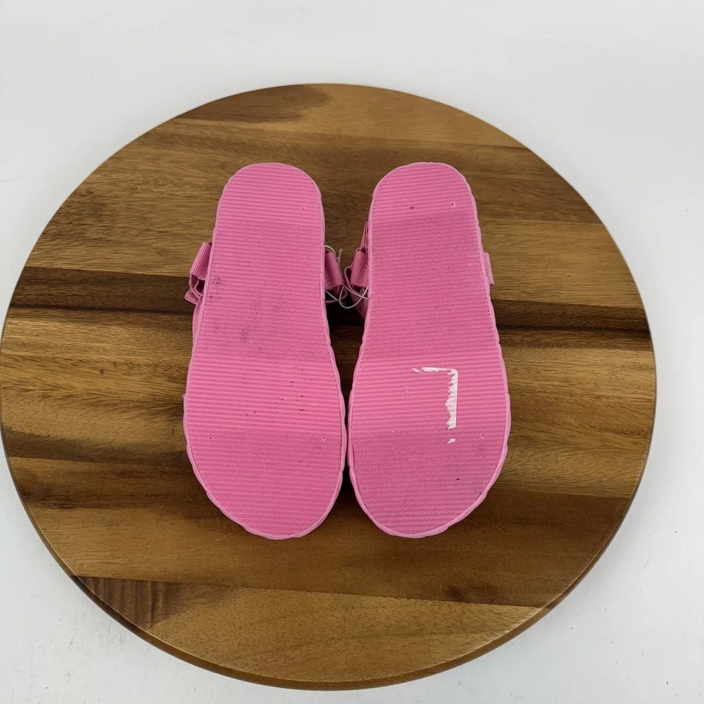 New Big Kids Dolce Vita Zaidey Strappy‎ Platform Pink Sandals Size 4 Y
